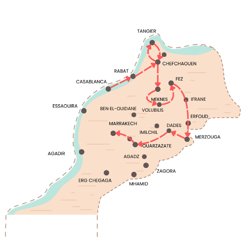 14 Days Jewish Heritage Tour From Casablanca
